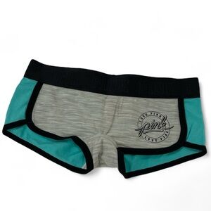 PINK Victoria's Secret Gray and Teal Panties